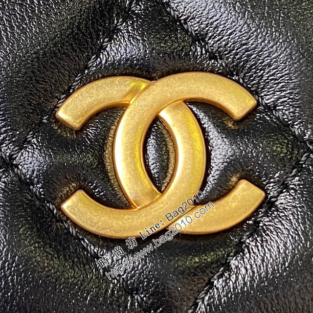 Chanel專櫃新款鏈條斜挎女包 AP3484 香奈兒23B金屬手環翻蓋手機包 djc6165